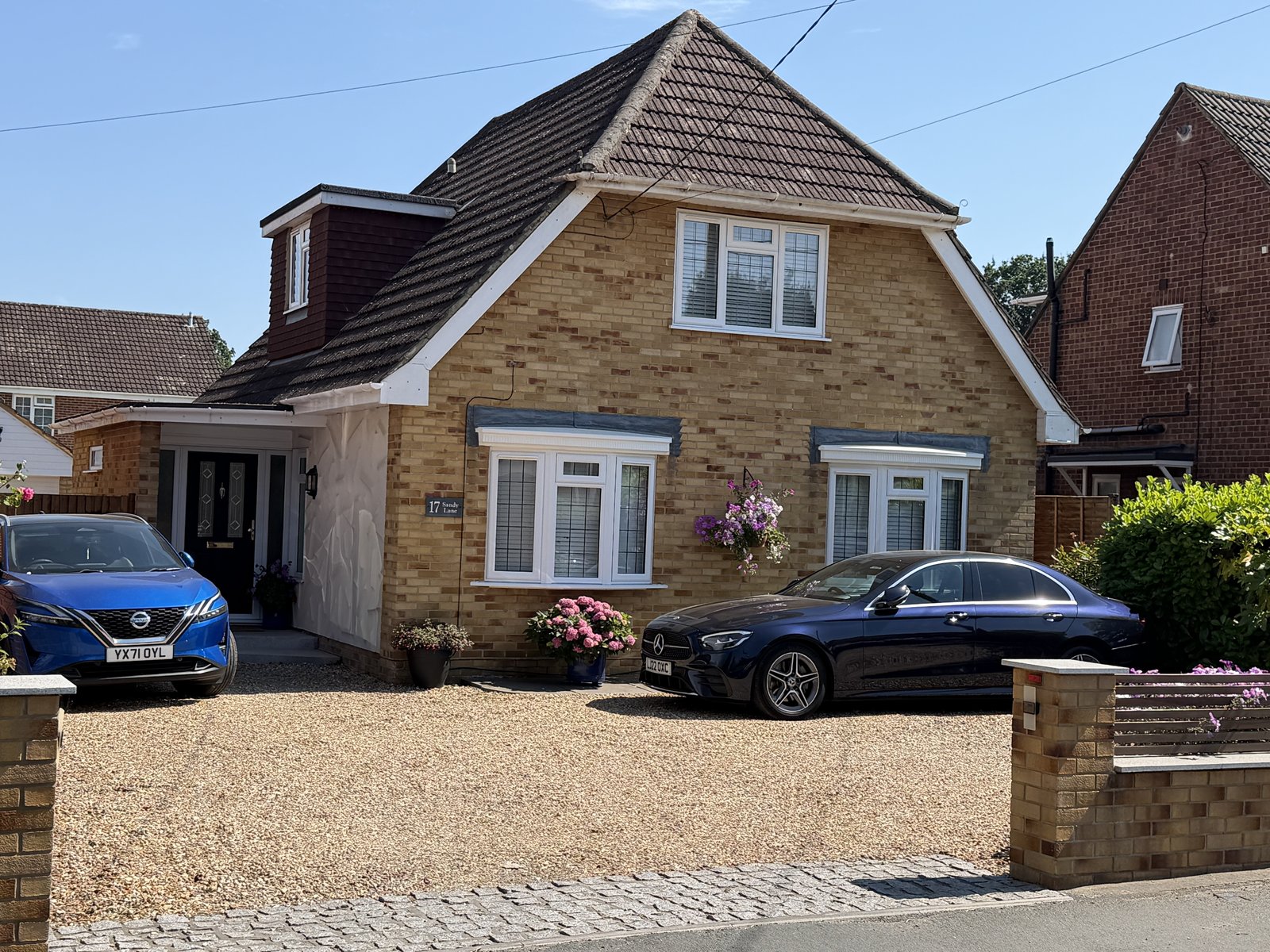 Detached house fitted with UPVC casement windows